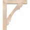 Ekena Millwork Olympic Block Smooth Bracket w/ Offset Brace, Douglas Fir, 7 1/2"W x 36"D x 44"H BKT0806X36X44OLY05SDF - alternate 3